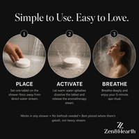 Shower Steamer for Women – 6 Pack Gift Set Zen & Hearth