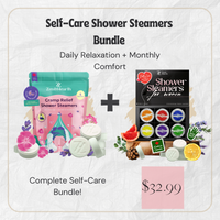 Zen & Hearth Complete Self-Care Shower Steamers Bundle – Daily Relaxation & Cycle Comfort Aromatherapy – Made in Canada