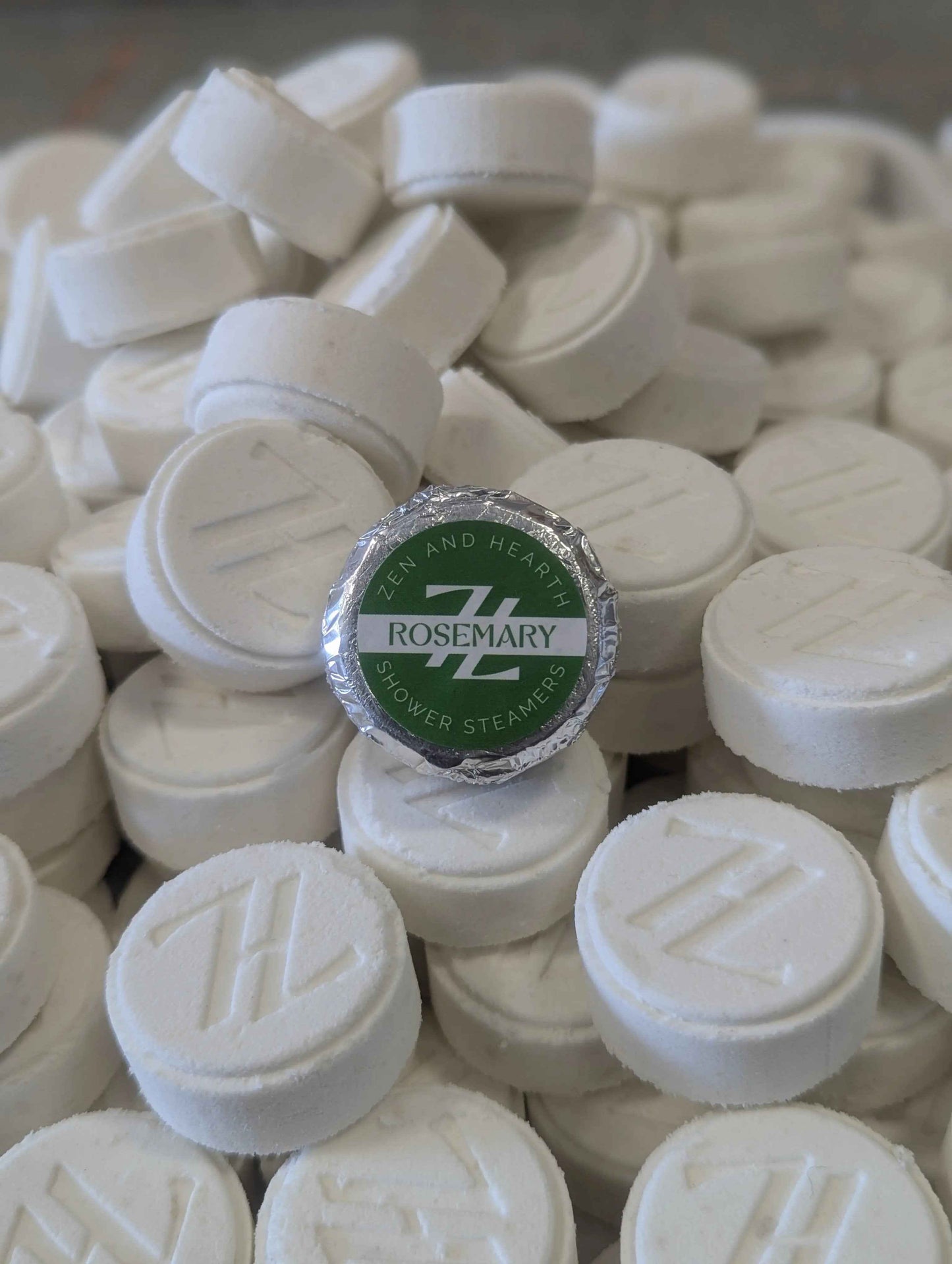 Zen & Hearth Personalized Shower Steamers | Custom Aromatherapy Shower Bombs for Relaxation – Choose Lavender, Eucalyptus, Grapefruit & More