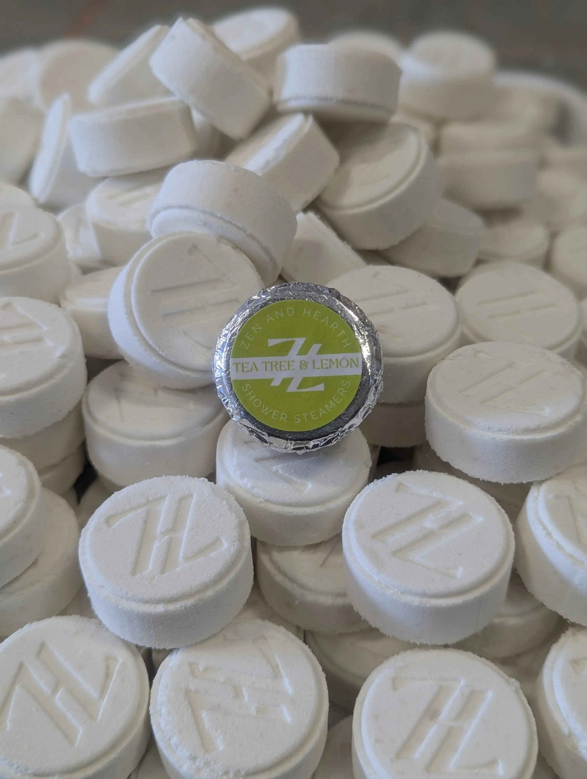 Zen & Hearth Tea Tree & Lemon Shower Steamers – clean fresh-start aromatherapy single-scent pack